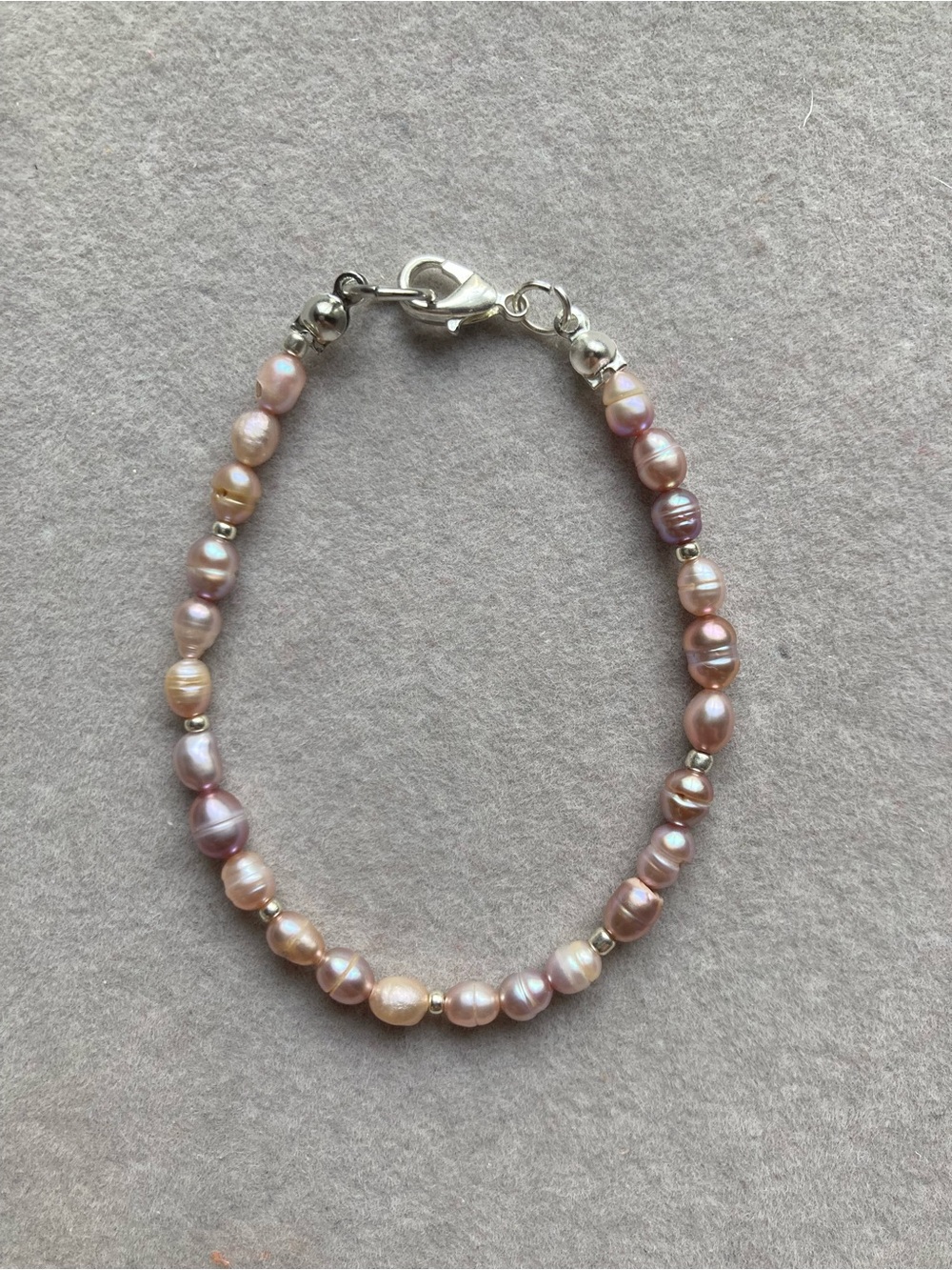 Freshwater Pearl Beaded Bracelet - Pink